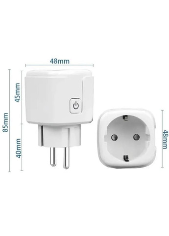Розумна WiFi розетка на 16А Smart 3680Вт розетка з підключенням до телефону Good Idea (363834572)