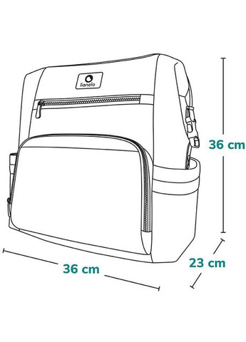 Рюкзак Cube Black Carbon (LO-CUBE BLACK) Lionelo (370034042)