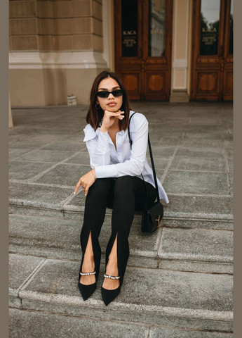 Черные демисезонные лосины Seventeen