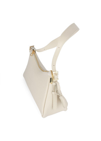 Жіноча шкіряна сумка-багет 03988 бежева Virginia Conti (335076741)