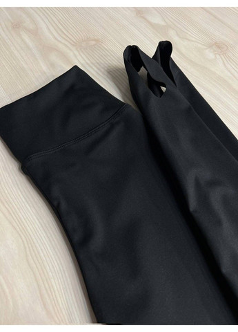 Лосини жіночі A-N 1721 зі штрипками фіксаторами дайвінг з високою посадкою чорні No Brand (335006622)