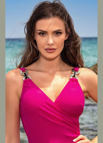 Розовый демисезонный купальник цельный Etna