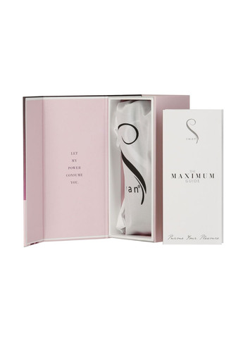 Виброшар Maximum + Comfy Cuff Pink, супермощная, разная интенсивность, силиконовая манжета Swan (369946042)