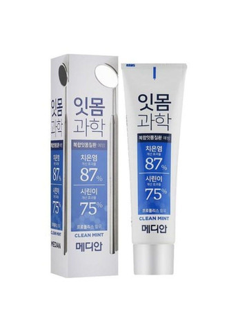 Зубна паста освіжаюча м'ятна Gum Science Toothpaste Clean Mint 120g Median (305613895)