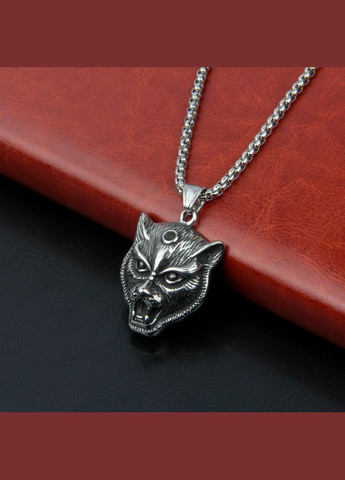 Кулон с цепочкой мужской амулет подвеска волк STORE 168 (329202045)