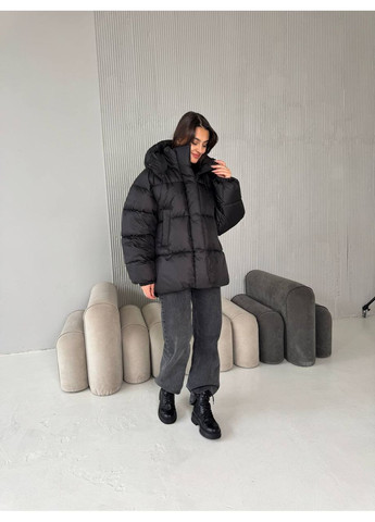 Чорний зимній Пуховик Україна