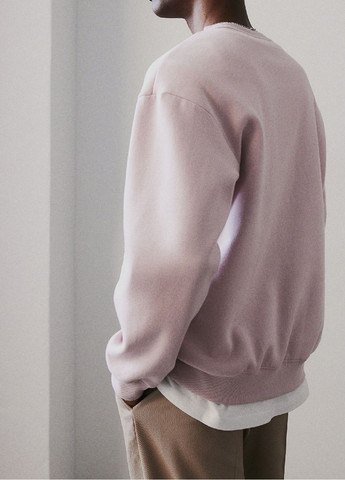 Свитшот H&M - крой светло-розовый кэжуал - (290575735)