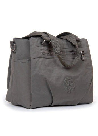 Женская тканевая сумка 0881 d.grey Jielshi (306373089)