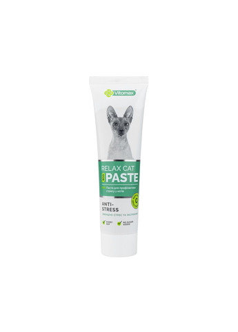 ЕКО ПАСТА для профілактики стресу у котів (100 г) Vitomax (324031005)