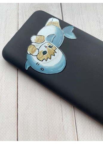 Матовый чехол на Xiaomi Redmi 13C / Poco C65 Котенок акула (принт 355) Creative (355405581)