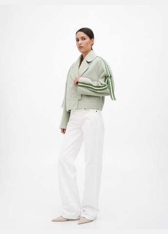 Бомбер світло-зелений з лампасами a LOT (317041541)