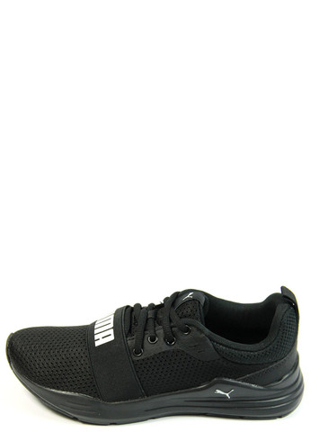 Женские кроссовки Wired Run Jr 374214-01 Puma чёрные демисезоны (323137056)