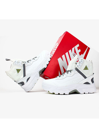Кросівки жіночі і чоловічі Nike ACG Air Zoom Gaiadome GTX White | Найк АЦГ Аір Зум Гайадом білі демісезони (369722696)