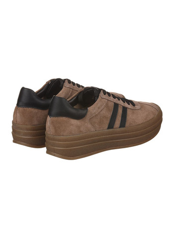 Женские кроссовки из замши повседневные Rispetto коричневые демисезоны (303125986)