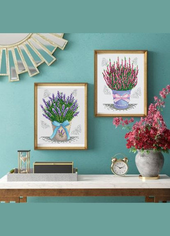 Набір для вишивки муліне ДМС "Лаванда", 15х20 см No Brand (340482760)