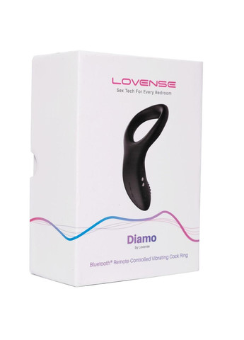 Смарт кільце-насадка на член Diamo Cock Ring SO4565 Lovense (303877421)
