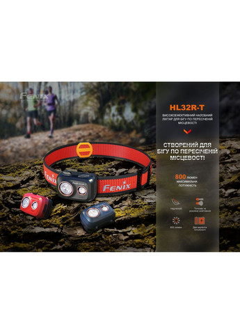 Фонарь налобной HL32R-T черный (A-017037) Fenix (317048438)
