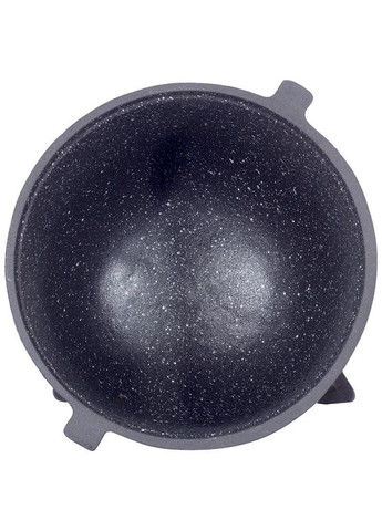 Котел чавунний 10л емальований для пікніка на природі казанок з ніжками Kamille (368990285)