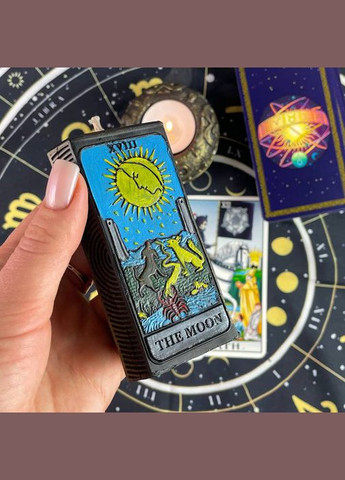 Чорна воскова свічка карта Таро - Місяць 5Candles (322244377)