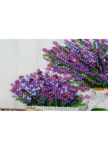 Набір-міді для вишивання бісером "Лаванди аромат" AMB-059 20х20 см Abris Art (305231693)