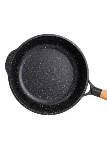 Алюмінієвий сотейник 4,3 л мармуровий з антипригарним покриттям Ø 28 см чорний MGC Jooki (358705790)