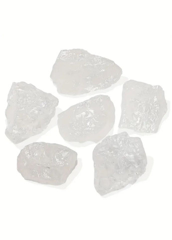 Необроблений камінь Прозорого кварцу 1 шт, розмір каменя 30 мм No Brand (308994189)