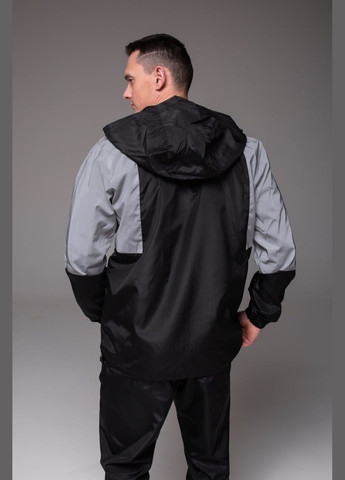 Черная демисезонная ветровка Vakko