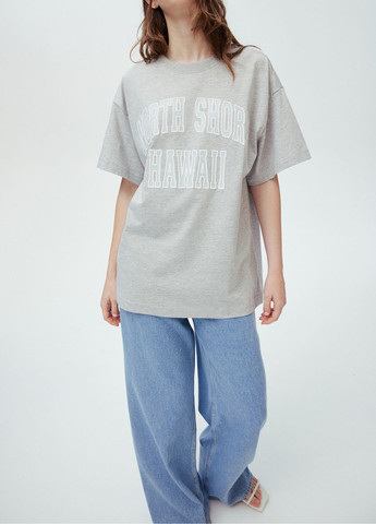 Світло-сіра літня футболка H&M