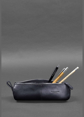 Кожаный пенал-кейс (футляр для очков) 4.0 Темно-синий (A-027915) BlankNote (341307541)