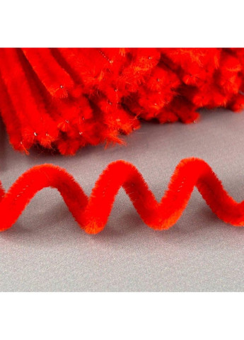 Пухнастий дріт (синель) 30 см - червоний Plus-plus (354793859)