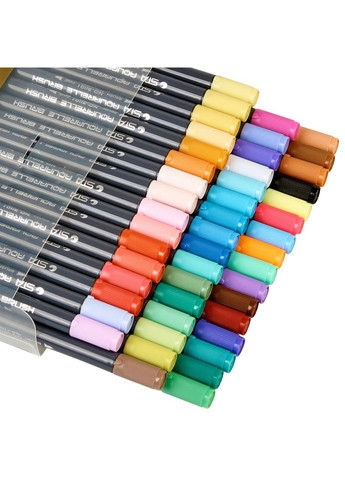 Відеоогляд! Набір двосторонніх акварельних маркерів 36 кольорів (B141220) STA (316685397)