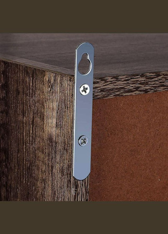 Книжковий стелаж з дерева Твен мокко (КПС-000410) No Brand (328072450)