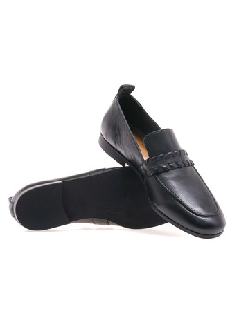 Goodboots Лоферы женские 32-3443223 черный з натуральная кожа, украина — лето (329405069)