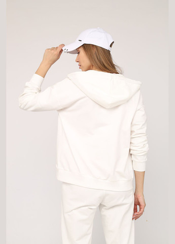 Толстовка на блискавці жіноча колір молочний ЦБ-00266281 Yuki (325472819)