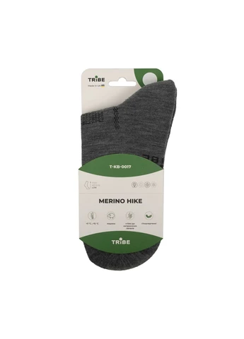Синие носки короткие tribe merino hike t-kb-0017 синие 80% шерсть (401270070)