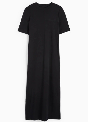 Черное кэжуал платье C&A однотонное