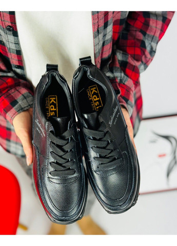 167 Кросівки Шкіряні Чорні KDSL чорні демісезони (291455835)