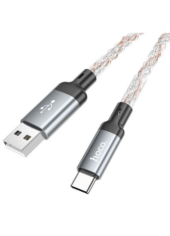 Зарядный кабель USB Type-C для телефона / Провод шнур тайп си для быстрой зарядки и передачи данных 1м Hoco (360637964)