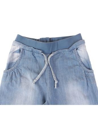 Голубые демисезонные бриджи джинсовые bu05500108 2 светло Wendy