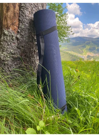 Килимок для йоги та фітнесу 4150 TPE Premium Performance Mat Синій (183x61x0.6) PowerPlay (362914842)