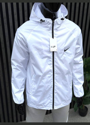 Біла демісезонна вітровка No Brand