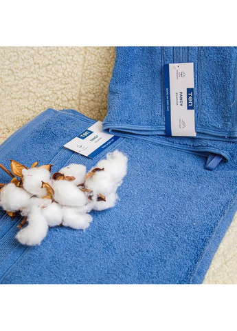 Полотенце банное Fancy Р-04181_29756 70x140 см синее ТЕП комбинированный