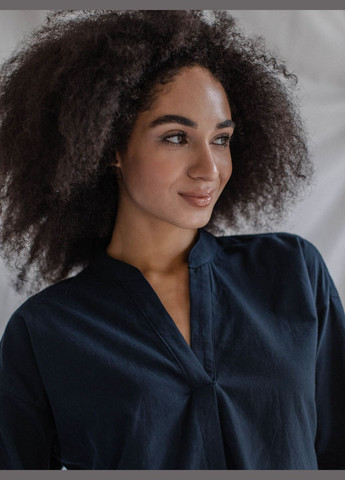 Синя піжама жіноча з вареної бавовни navy s Leglo