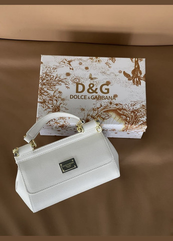 Сумка Дольче Габана Sicily - Premium белый 19см No Brand (322394075)