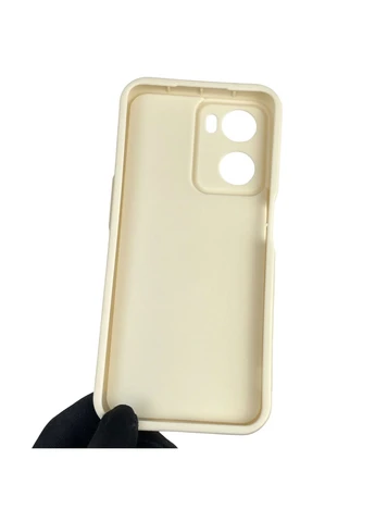 Чехол силиконовый Soft Touch с 3D принтом для A77s (4G) молочный (Полная защита камеры) Oppo (373671712)