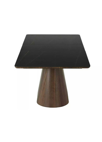 Стіл обідній розкладний MONACO 160(200)*90 чорний / горіх MONACOCOR160 Signal (372178318)