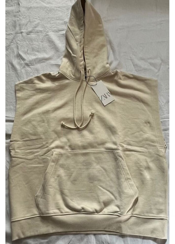 Жилет оверсайз с капюшоном 4174/837. Zara (370205234)