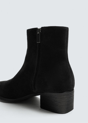 Черные повседневные осенние сапоги Zara