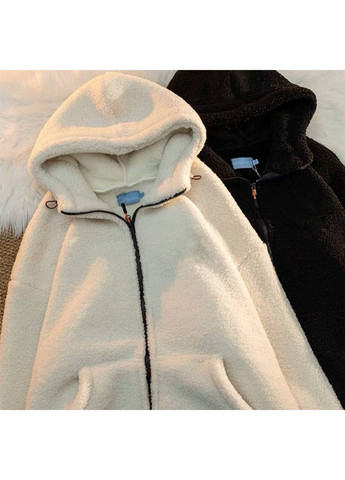 Тепле худі з тканини тедді No Brand (365264878)