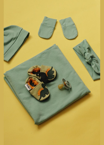 Оливковий демісезонний пінетки динозавр Ріпка